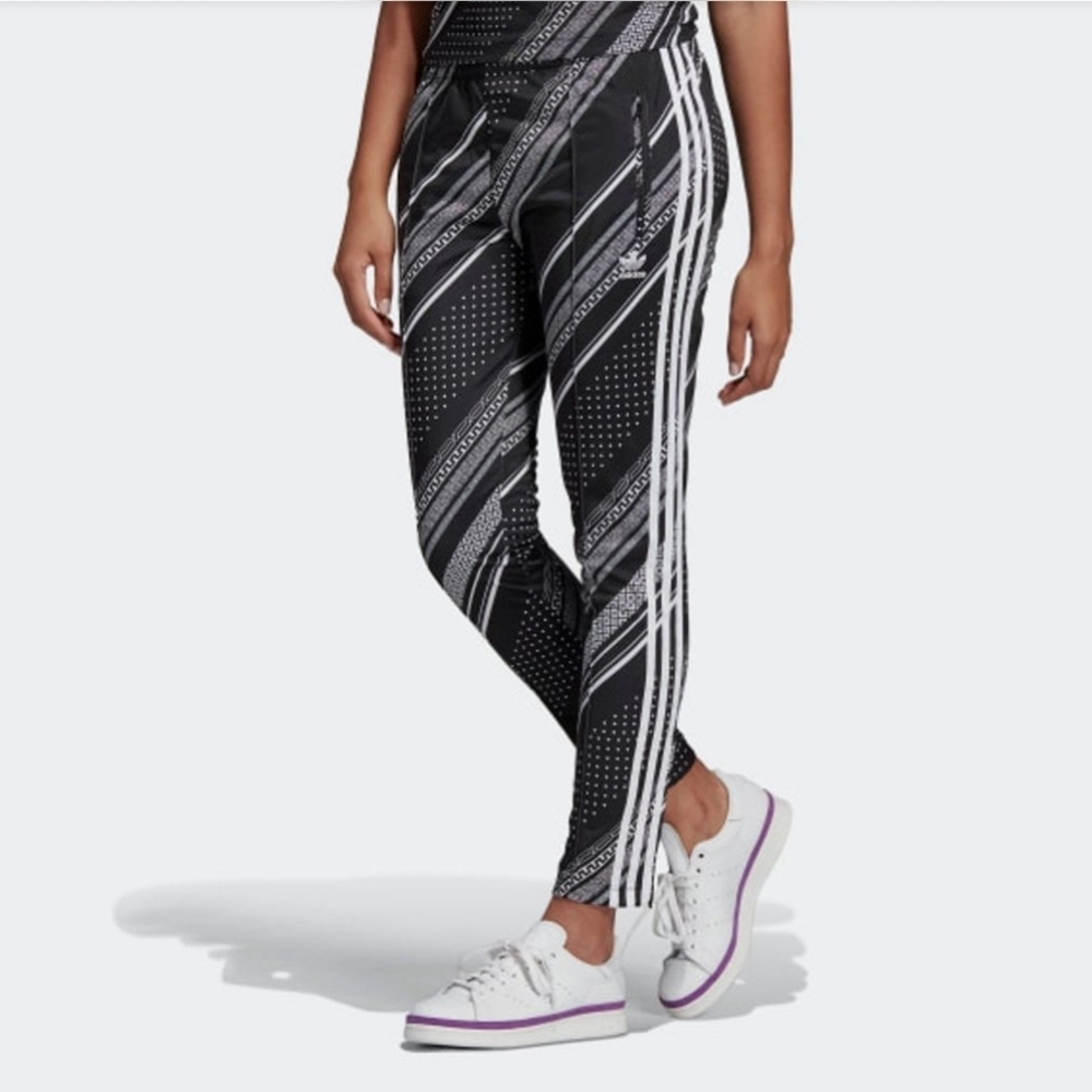 Adidas Originals Sst Tracksuit (Jacket + Pants) Bandana Print Sz UK12 (US S-M) - Picture 7 of 12
